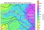 Flood Rainfall - 2011 Dalby Flood